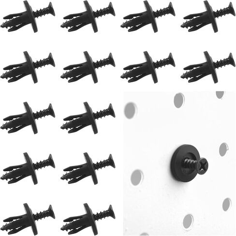 G.CORE Pegboard Peg Hooks Accessories - 40 Set Pegs with Inserts and Screw Fit 1/4 Pegboards Multi-Functional for Hanging and Mounting - Utility Tool Hanger Organizers (Small Size) in Kuwait