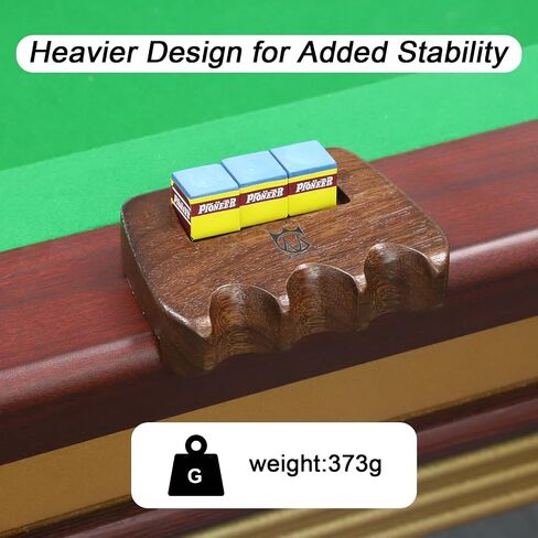 CROWN ME Weighted wooden 2-Cue pool cue stick holder, billiard cue stick holder, chalk holder in Saudi Arabia