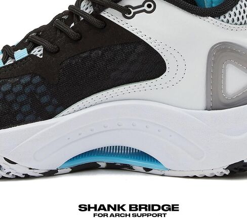 AND1 Girls & Boys Basketball Shoes, Boys High Top Sneakers, Size Little Kid 1 to Big Kid 7 - Cool Basketball Shoes for Kids and Youth in Saudi Arabia