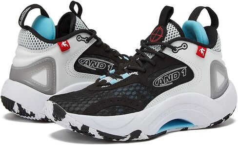 AND1 Girls & Boys Basketball Shoes, Boys High Top Sneakers, Size Little Kid 1 to Big Kid 7 - Cool Basketball Shoes for Kids and Youth in Saudi Arabia
