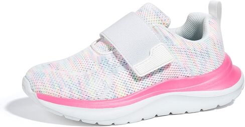 LUCKY STEP Boys Girls Tennis Shoes Kids Unisex Walking Running School Athletic Hook and Loops Strap Breathable for Toddler/Little Kid/Big Kid in Kuwait