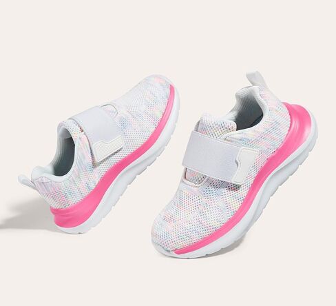 LUCKY STEP Boys Girls Tennis Shoes Kids Unisex Walking Running School Athletic Hook and Loops Strap Breathable for Toddler/Little Kid/Big Kid in Kuwait