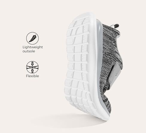 LUCKY STEP Boys Girls Tennis Shoes Kids Unisex Walking Running School Athletic Hook and Loops Strap Breathable for Toddler/Little Kid/Big Kid in Kuwait