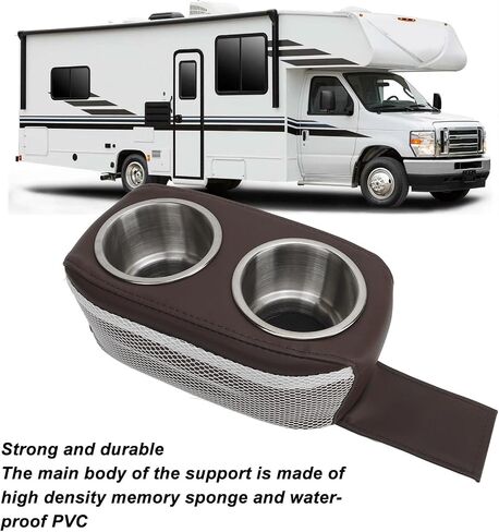 Pissente Pontoon Cup Holder, Marine Cup Holder with Double Stainless Steel Cup Holder Portable Drink Bottle Holder Boat Cup Holders for RV Yachet Car Pontoons Cruisers Fishing Boats in Saudi Arabia