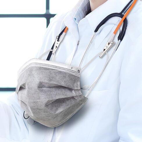 5 قطع من مشابك المرايل المصنوعة من السيليكون الملونة وحامل مناديل للكبار وكبار السن in Kuwait