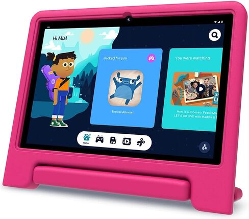 ApoloSign Tablet for Kids, Android 13 Kids Tablet with Case Included, Bright 10.1-Inch HD Screen, Pre-Installed Educational Apps, Parental Controls, 32 GB, Ideal Gifts for Children in Saudi Arabia