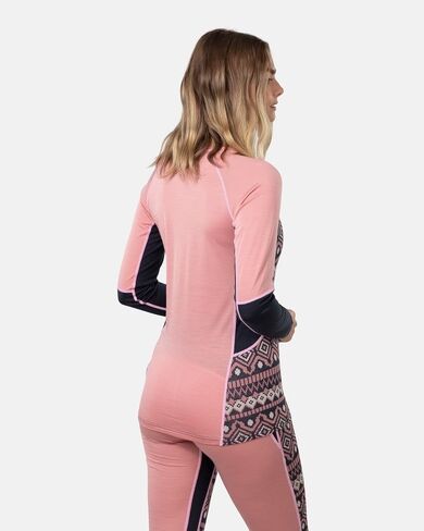 Kari Traa Malia Long Sleeve Women's Base Layer Top - Merino Wool and Tencel Blend Shirt in Saudi Arabia