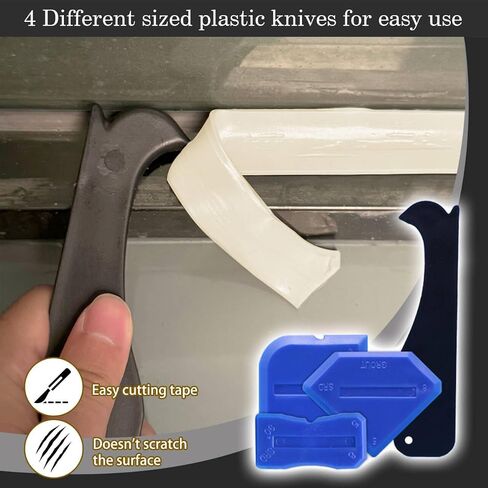 Butyl Seal Putty Tape White 1 Inch x 30 Feet, 4 Roll White Butyl Sealant Tape Perfect Butyl Tape Bulk for RV Roofing Patching Automotive Window Repair, Boat Sealing Glass and EDPM Rubber in Saudi Arabia