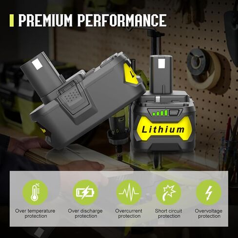 ANTRobut P117 Dual Chemistry 18V Charger for Ryobi One Plus Battery P190 P102 P103 P107 P108 PBP2005 PBP005 PBP006 in Saudi Arabia