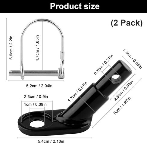 Bike Trailer Hitch Connector Coupler Bicycle Adapter, Bicycle Trailer Hitch Works with Children's Trailers,Cargo and Pet Bicycle Trailers, Cycling Adapter Accessories in Kuwait