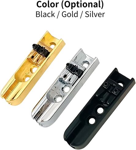 HXBER 4pcs Bass Guitar Bridge Individual Bass Bridge Guitar Bridge Single Individual Tailpiece Single String Bass Bridge Bass Guitar Saddles Compatible with 4 String Electric Bass Guitar Accessories in Kuwait