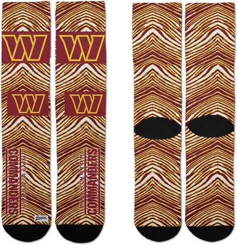 Zubaz By For Bare Feet NFL Zubified Youth One Size Dress Socks in Kuwait