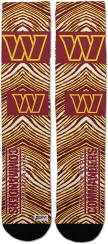 Zubaz By For Bare Feet NFL Zubified Youth One Size Dress Socks in Kuwait