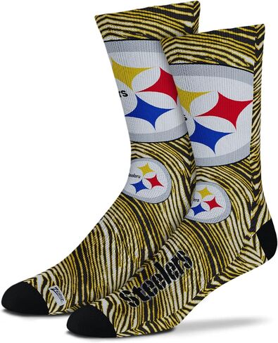 Zubaz By For Bare Feet NFL Zubified Youth One Size Dress Socks in Kuwait