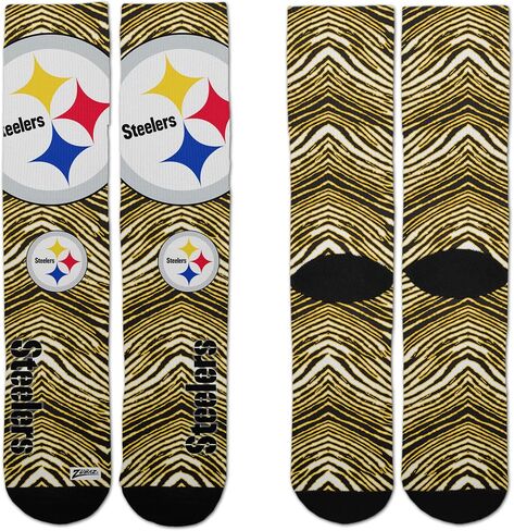 Zubaz By For Bare Feet NFL Zubified Youth One Size Dress Socks in Kuwait