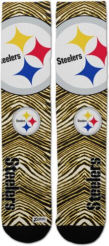 Zubaz By For Bare Feet NFL Zubified Youth One Size Dress Socks in Kuwait