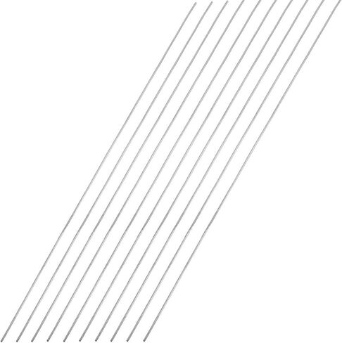 TOP-VIGOR 5pcs Stainless Steel Rods 3mm x 300mm, Metal Solid Round Shaft Rods Lathe Bar Stock for DIY Crafts Car Helicopter Airplane Model in Kuwait