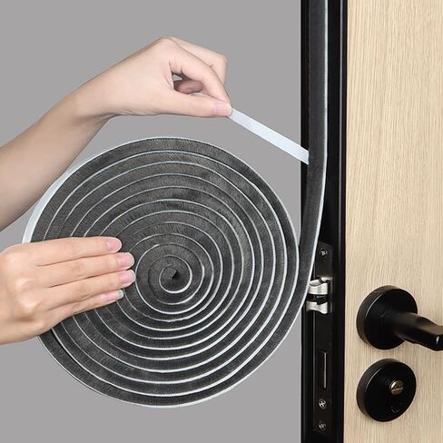 Brush Weather Stripping,Card-Slot Seal Strip Pile Weatherstrip Door Sweep Brush for Door Window,0.9Inch 66Ft Total in Kuwait