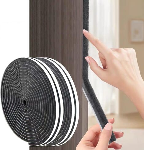 Brush Weather Stripping,Card-Slot Seal Strip Pile Weatherstrip Door Sweep Brush for Door Window,0.9Inch 66Ft Total in Kuwait