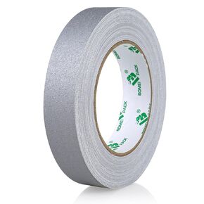 BOMEI PACK Gray Gaffer Tape, Matte Non-Reflective, 1inch x 30y No Residue Hand Tear Self-Adhesive Gaffer Tape for Labeling, Cable, Stage, Photo Studio, Painters and Duct Repair, 1 Pack