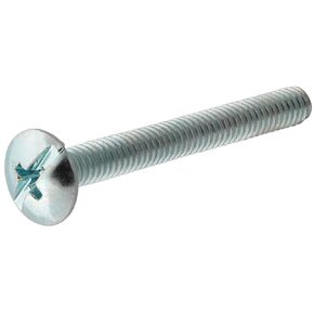 Hillman 111727 1 1 1 8-32 x 1-1/4-Inch Truss Combo Head Machine Screw, 100-Pack,Zinc