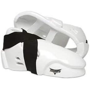 Proforce Thunder Double Layered Kicks Karate Sparring Shoes - White - X-Large - 11/12
