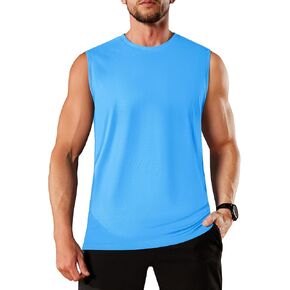 TACVASEN Tank Tops Men Sleeveless Shirts Cotton Workout Gym Athletic Muscle Casual Undershirts Summer Tank Tops Men