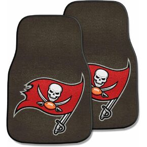 FANMATS NFL Unisex-Child Front Carpet Car Mat Set - 2 Pieces