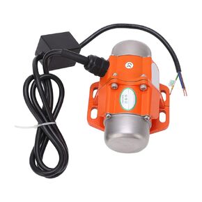 Single Phase Vibrating Motor, Aluminum Alloy Low Noise 220V IP66 Vibration Motor High Efficiency for Machine Devices (100W)