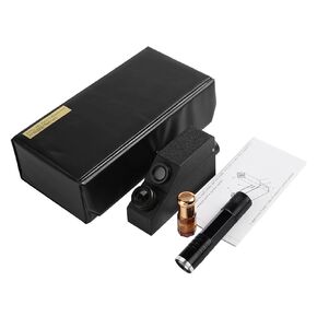 Jewelry Refractometer, RHG181 1.30-1.81 Professional Accurate Gemstone ldentification Gem Refractometer with 3 ML Reflective Index Fluid for Identify Single and Double Gems