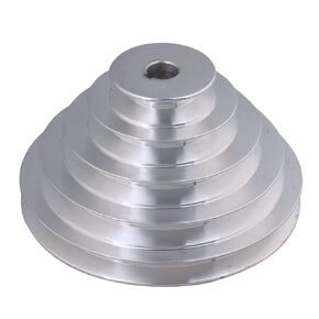 Mxfans Aluminum 16mm Bore Outter Dia 150mm 5 Step A Type V-Belt Pagoda Pulley Belt