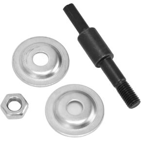 Garosa Drill Arbor Adapter Converts Drill to Grinder Firmly Fix Grinding Wheel Stainless Steel Carbon Steel Easy Installation Works with Various Sizes (8.3mm handle connecting rod)