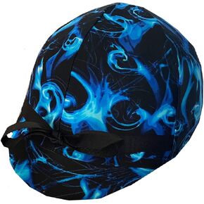 Turquoise Swirl Helmet Cover