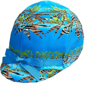 Turquoise Palms Helmet Cover