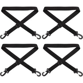 4pcs Portable Ski Carrier Straps, Ski Boot Carrying Straps, Ski Bag Shoulder Strap Skate Leash, Adjustable Shoulder Sling for Ski Boots Ice Roller Skate Accessories