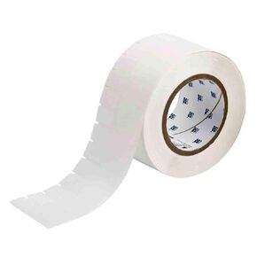 Brady THT-153-461-3 2.625" Width x 0.6" Height, B-461 Self-Laminating Polyester, Matte Finish White/Translucent Thermal Transfer Printable Label (3000 per Roll), 2.625"x0.6", White