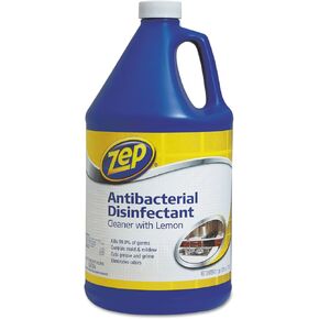 Zep Commercial 1041688 Antibacterial Disinfectant Cleaner with lemon , 1 gal Bottle