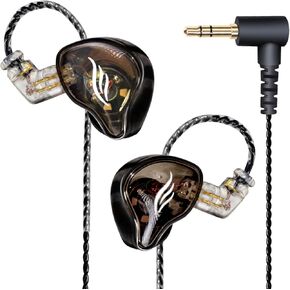 enya Wired Monitor Earphones, NEXG2 & SONIC Universal - Guitar Headset Accessory for Live Streaming, KTV, In-Ear Recording(EMH-02)