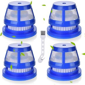 Rebirthcare 4 pack h11 replacement filter for eufy for homevac h11 / h11 pure / h20 cordless handheld vacuum cleaner, hepa replacement filter for anker for homevac h11 handheld vacuum