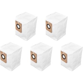 5 Pack Vacuum Cleaner Dust Bag, Sweeping Robot Dust Bag, Vacuum Cleaner Replacement Dust Bag Vacuum Cleaner Accessories for Dreame Bot Z10 Pro L10 Plus