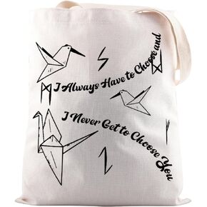 JNIAP Dramione Fanfic Reader Fans Gift Fiction Lover Tote Bag Bookworm Bookish Gift for Fanfic Lover