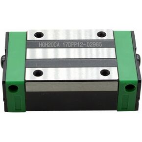 HGH20CA Linear Rail Carriage Block, Bearing Steel Square Slide Carriage Slider for HGR20 Linear Rail Guide, for DIY 3D Printer, Lathes, CNC Machine