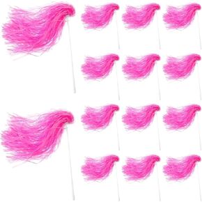 20 Pcs School Spirit Shakers Bulk, Cheerleader Pom Poms for Adults Sports Team Party Dance Football Basketball Volleyball Homecoming Fan Celebration Sporting Event