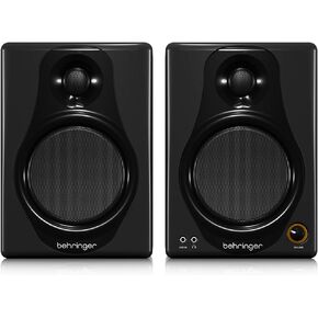 Behringer MEDIA 40USB High-Resolution,150 Watt Bi-Amped Digital Monitor Speakers with USB Input