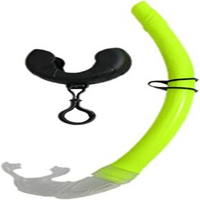 Scuba Choice Silicone Roll-up Nautilus Snorkel with Storage Container, Yellow