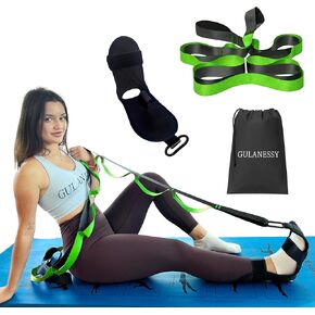 Foot and Calf Fascia Stretcher,Stretching Strap For Plantar Fasciitis, Hamstring,Heel Spurs, Foot Drop, Achilles Tendonitis,Ligament Stretching Belt,Foot & Leg Stretch Strap