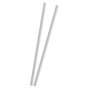 TOP-VIGOR 2pcs Stainless Steel Rods 6mm x 200mm, Metal Solid Round Shaft Rods Lathe Bar Stock for DIY Crafts Car Helicopter Airplane Model