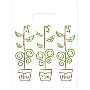 Growing Smiles Dental Giveaway Bags, 9" x 12", 100 Pack