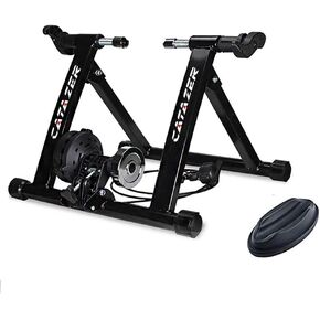 Indoor Bike Trainer Stand, Foldable Bike Fitness Stand for Road MTB Training 26-29 Inch