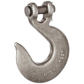 Indusco 47400271 1/2" Carbon Steel Clevis Slip Hook, 6,500 lbs WLL, Self-Colored